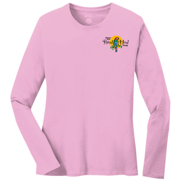 Lady's Long Sleeve Tee-Light Colors Thumbnail